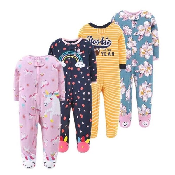 

brand orangemom official store baby romper cartoon jumpsuits cotton born baby girl clothes pajamas for babies 0-24m jumpsuit 211023, Blue