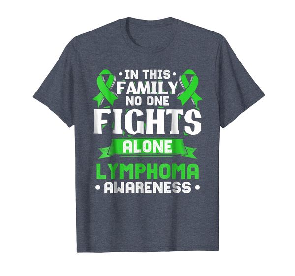 

gift for lymphoma patients - blood cancer t-shirt, White;black