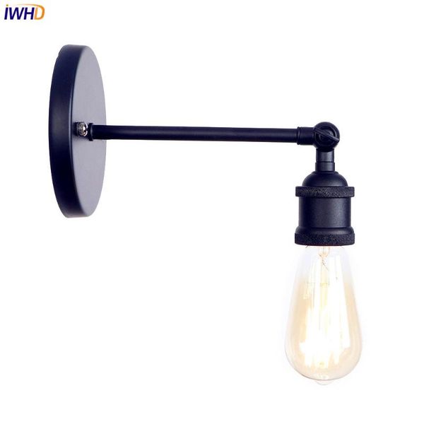 

wall lamp iwhd loft industrial retro lights fixtures bedroom living room antique edison style lighting black sconce vintage