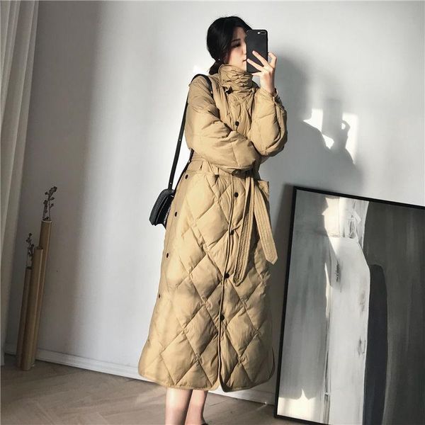 

women's fur & faux fat sister winter coat cotton padded clothes korean version thickened temperament jacket 200kg large wome xf4l, Black