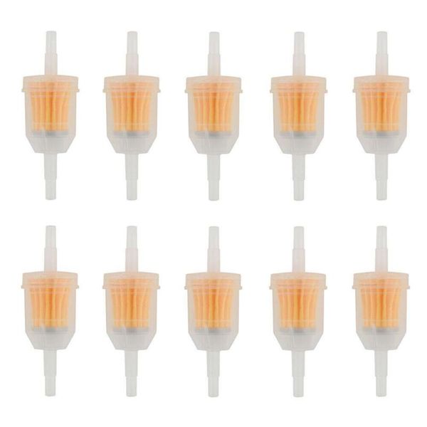 

parts 10 pcs/set motorcycle fuel filter 1/4" x 5/16" general gasoline large inline motorbike