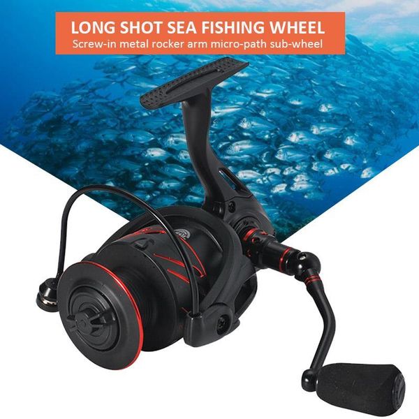 

practical 13+1bb embedded left right interchange rock fishing wheel reel spool gear metal rocker spinning baitcasting reels