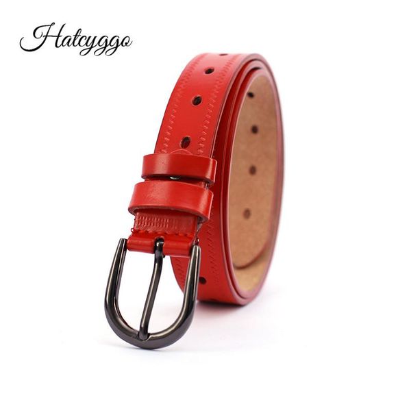 

belts hatcyggo luxury women belt female pu leather waist strap pin buckle cummerbunds casual ladies for jean, Black;brown