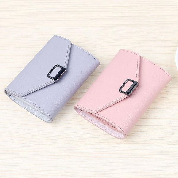 

wallets percent female bag manufacturers selling short square wallet litchi grain contracted fashion buckles purse, Red;black