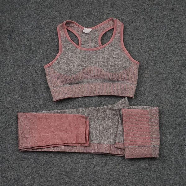 

yoga outfit wohuadi 2021 sets women's set high waist leggings elastic sports bras woman gym clothing fitness sportswear workout