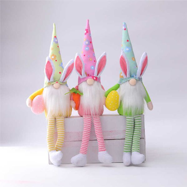 

easter gnomes faceless bunny dwarf doll rabbit plush toys kids gift happy easter party home decoration