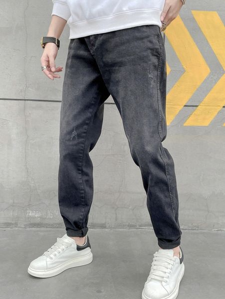 

men cat scratch tapered jeans z34y#, Blue