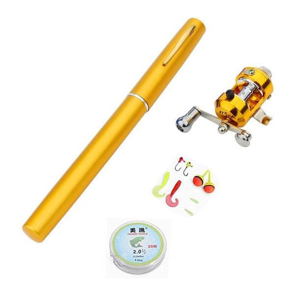 

pen fishing rod portable mini kids gift ice boat/raft boat rods