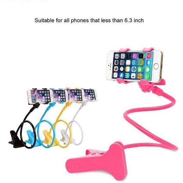 

cell phone mounts & holders universal flexible arm lazy holder bed gooseneck cellphone stand desk stents table clip bracket for samsu