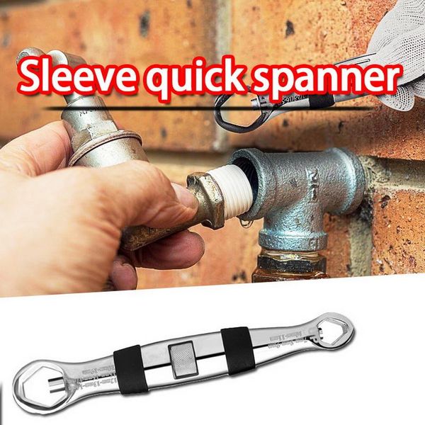 

in 1 multifunctional flexible wrench 4-19mm adjustable spanner hand tools