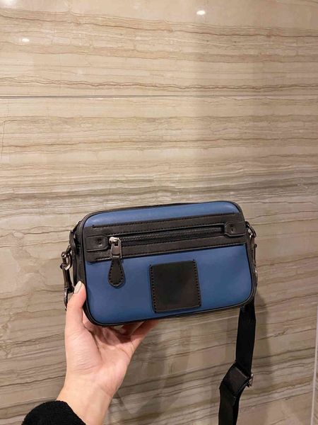 

outlet cowhide version one shoulder slanting camera bag color matching black full print multi-purpose with gift luxuryss designerss yw