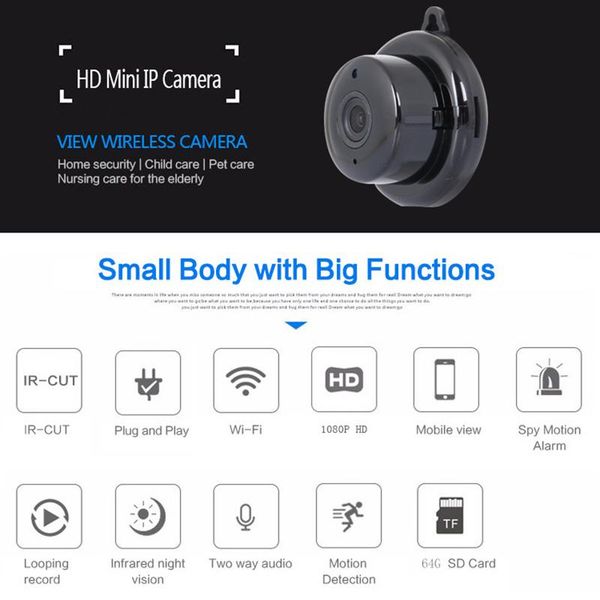 

mini cameras hd 1080p wifi camera infrared night version micro dvr remote control motion sensor cam video recorder home