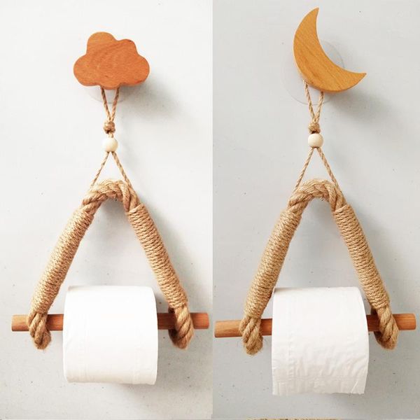 

toilet paper holders hand-woven punch-roll holder