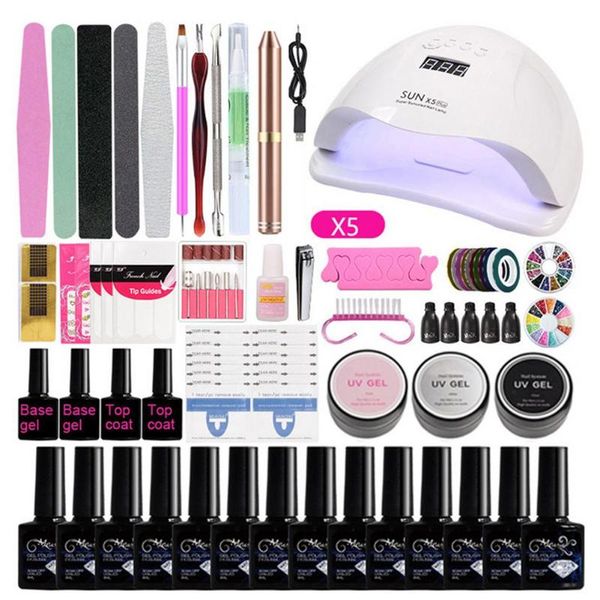 

nail art kits set extension glue beginner home novice make polish professional quick-drying lamp