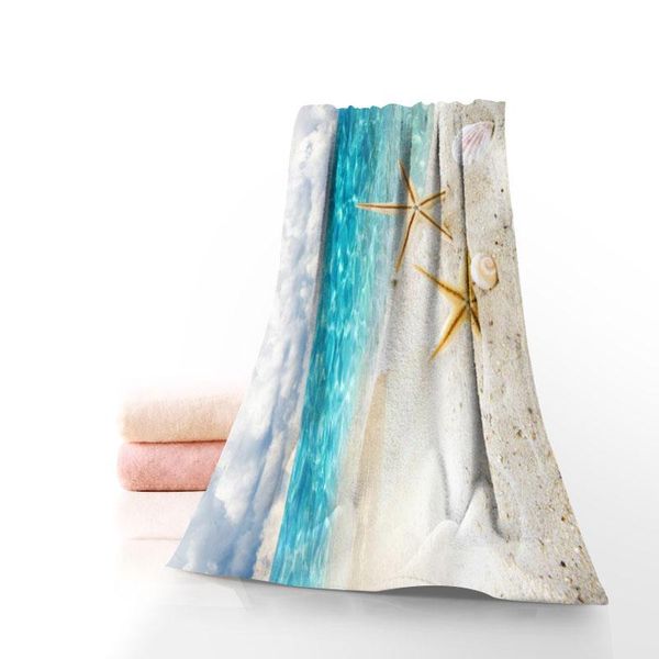 

towel custom beach shell 35x75cm fitness sports portable quick-drying yoga outdoor bamboo fiber