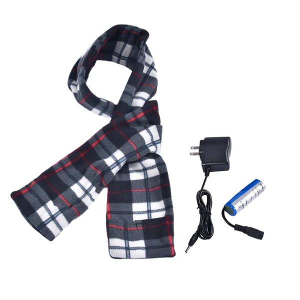 

cycling caps & masks winter electric scarf usb rechargeable rapid heating warm collar for outdoor activities use gently, Black