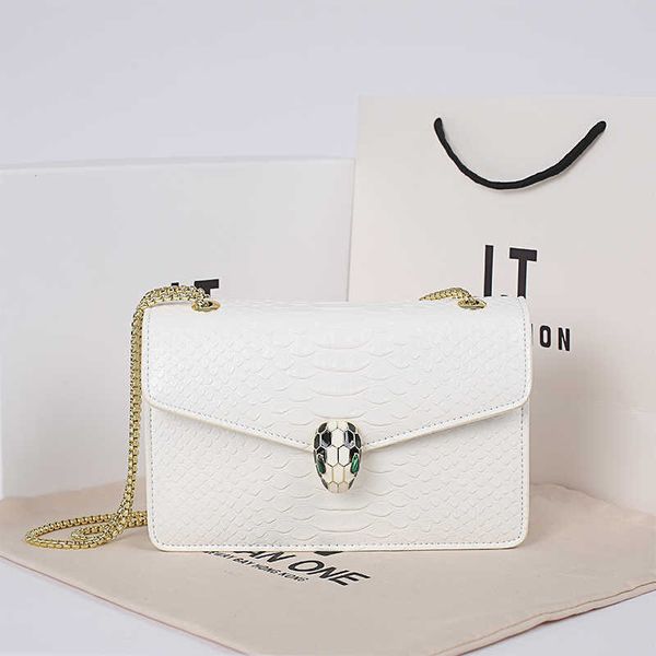 

snakehead chain bag female 2021 trend texture armpit single shoulder messenger bag personalized foreign style small square