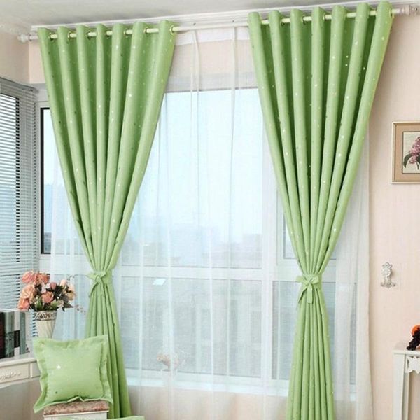 

curtain & drapes star print window panels panel door balcony room divider 10color
