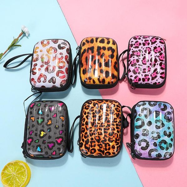 

suitcase shaped cable bag organizer wires charger digital usb gadget portable electronic earphone case zipper storage pouch bags
