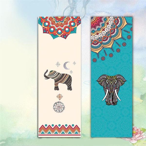 

elephant non slip mat sport fitness travel exercise yoga cover towel blanket non-slip pilates rutschfeste jire84 blankets