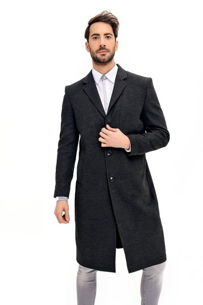 Casacos masculinos de orvalho masculino azul marinho overcoat-1020001 p8363 ..