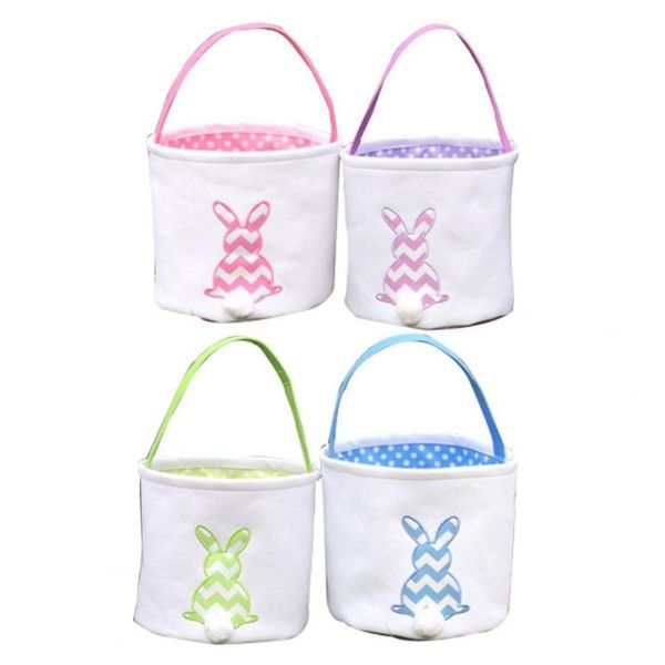 

gift wrap cartoon printing canvas egg storage bucket bag easter festival decor