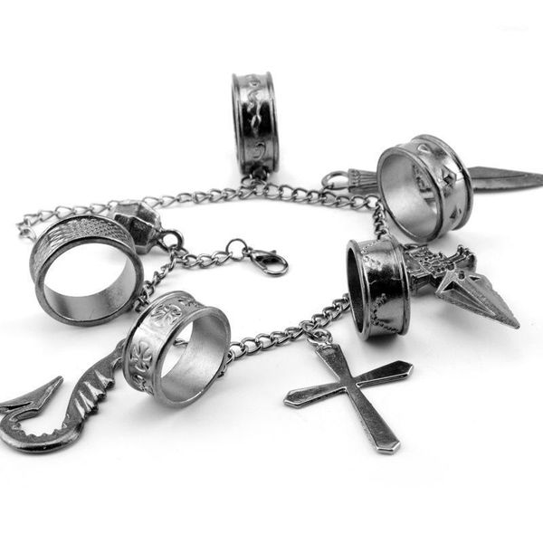 

charm bracelets cosplay anime hunterr-x-hunterr kurapika men women jewelry costume prop bangle bracelet girl boys cos hand chain gift, Golden;silver