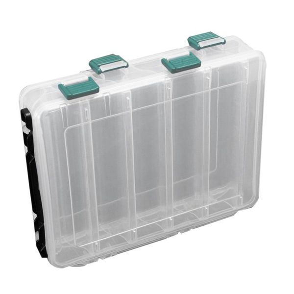 

double sided fishing lure tackle tools box large capacity fishhooks float sinker line accessories #8