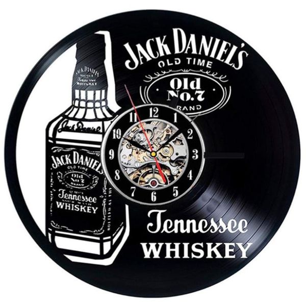 

wall clocks clock,whiskey beer clock modern design vintage 7 colors led lighting change watch home decor