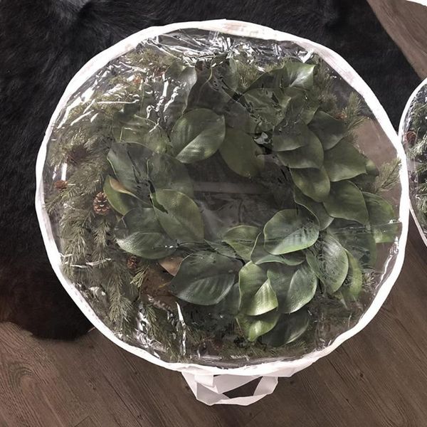 

storage bags portable easy to holiday wreath container for party