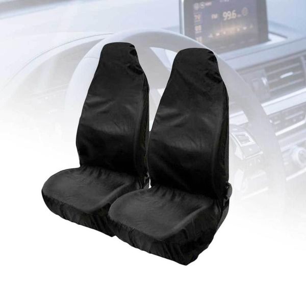 

2pcs car seat cover pad four seasons general cushion mats (black) covers