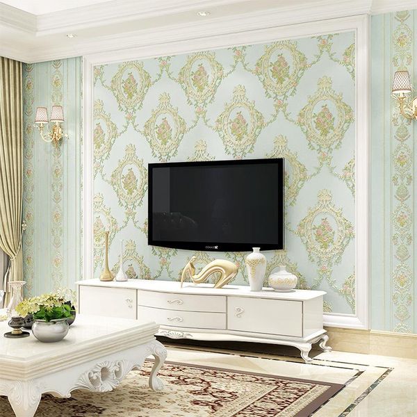 

wallpapers non-woven american country style wallpaper for bedroom living room office kitchen wall papers home decor wallpape