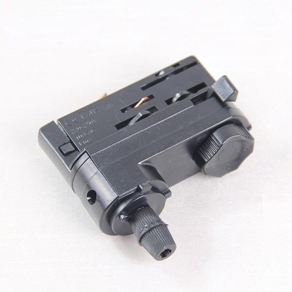 

four wire guide rail head black white led track lamp shell light fitting lights