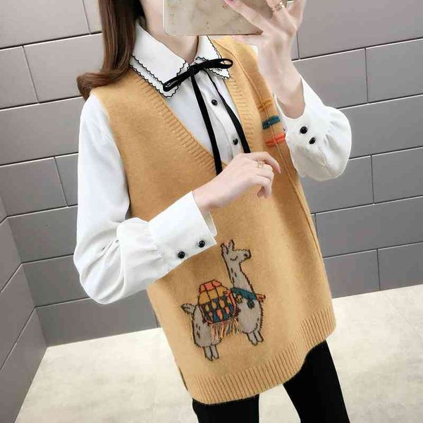 

women's vests 15667 hall, row 8, no. 2] take a real picture of the camel v-neck vest 40 xjf3, Black;white