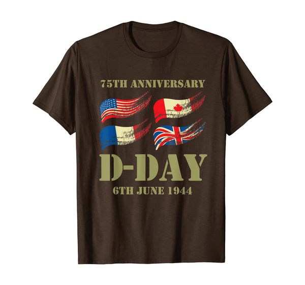 

d-day 75th anniversary shirt | wwii memorial t-shirt, White;black