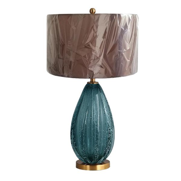 

table lamps modern design american style simple gray green glass lamp villa living room fashion creative el decoration desk lampmod