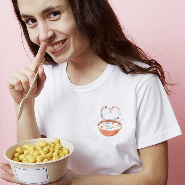 

women's t-shirt embroidered graphic white sweet tees women summer short sleeve o neck t shirt casual vintage boyfriend shirts 9syi