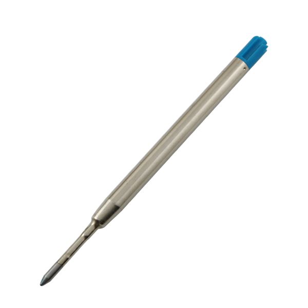 2021 9,8 cm Standard-Kugelschreibermine mit langer schwarzer Tinte, Ersatz-Drehöl-Tintenstift aus Metall, 424-Minen