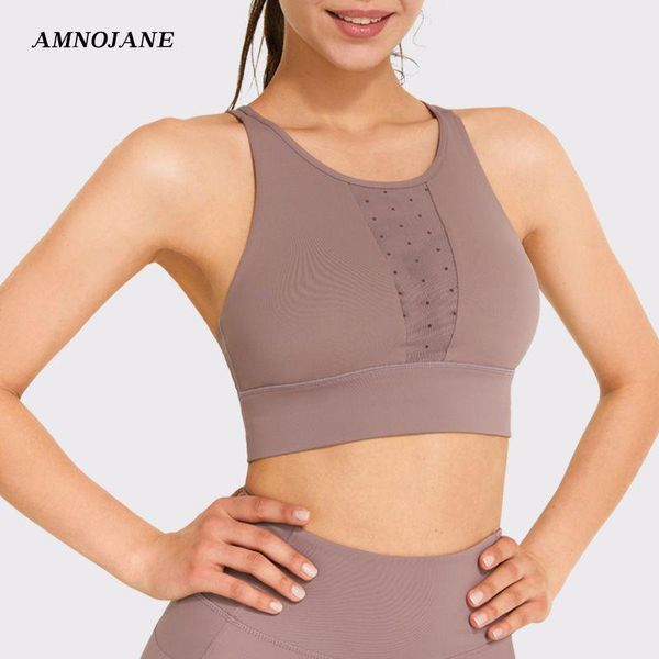 

transparent sports bra longline high collar wireless comfy brassiere sport bras underwear women bralette fitness gym clothing, White;black