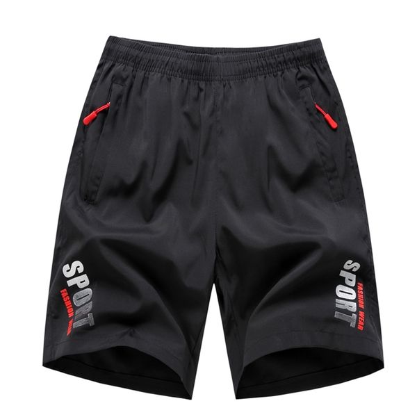 

summer shorts men breathable casual sweatpants fitness beach quick dry sports plus size s-6xl dk8015 210716, White;black