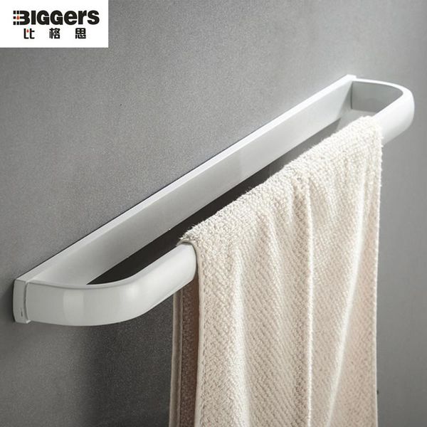 

towel racks europe style modern design copper bathroom accessories white color single bath bar holders