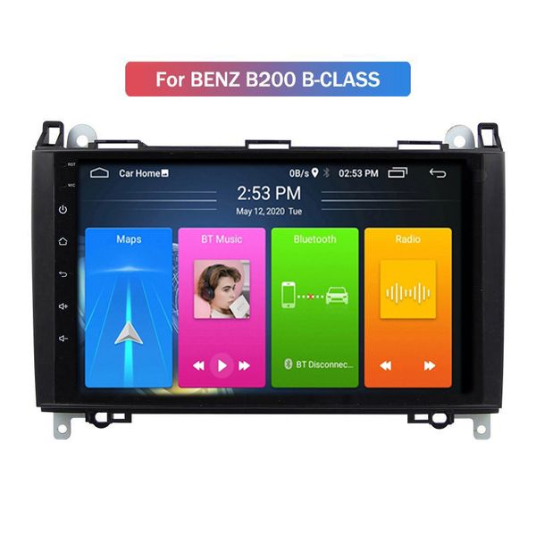 Smart Multimedia 32Gb 4 Kerne Android 10 Auto DVD Player Autoradio GPS Navigation Radio Stereo für BENZ B200 B-KLASSE