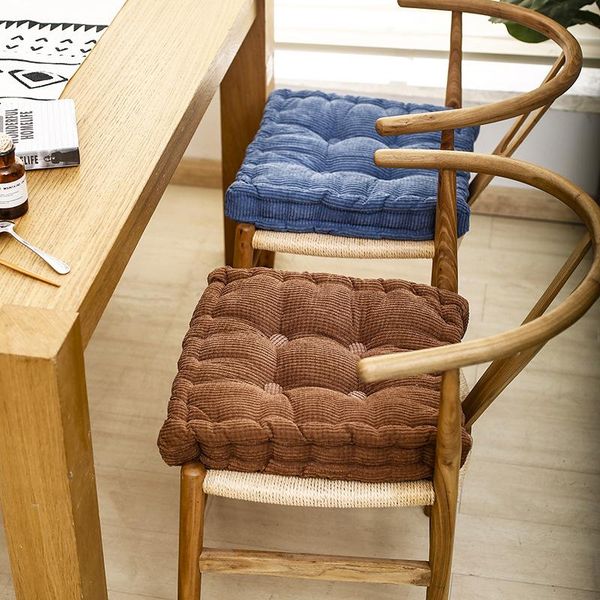 

cushion/decorative pillow thicken seat cushion for office chair corn fleece sofa pearl cotton filling tatami mat anti-slip bupad home decor