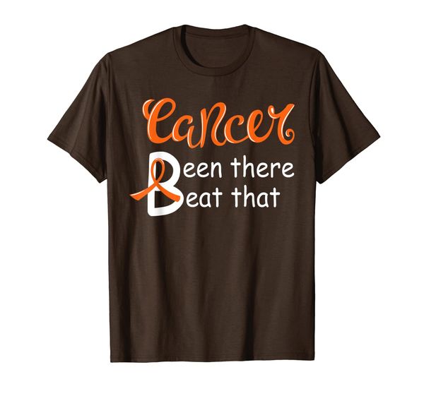 

beat kidney cancer t-shirt, White;black