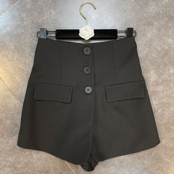 

women stitching suit shorts solid color high waist slim fashion spring summer 11b799 210525, White;black
