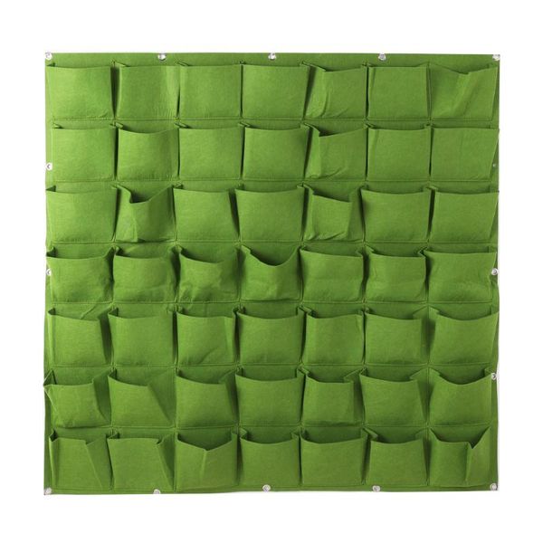 

planters & pots wall hanging planting bag 49 pockets growing pot vertical home garden vegetable flower cultivation