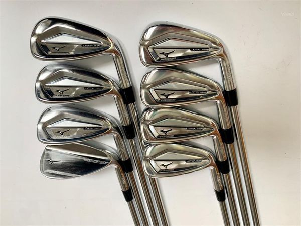 

men's golf irons jpx921 iron set wrought clubs 5-9pgs (8pcs) r/s flex steel shaft with head cover complete of1