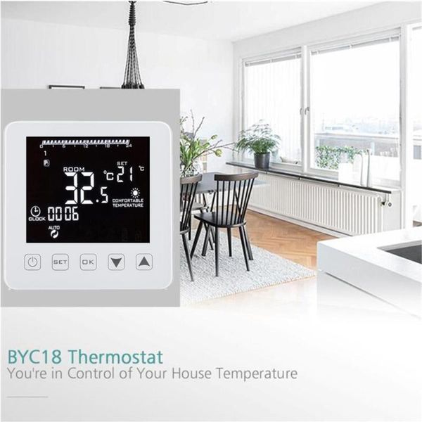 

smart home control wifi thermostat electric floor/electric film temperature controller regulator heatingindoorthermostat