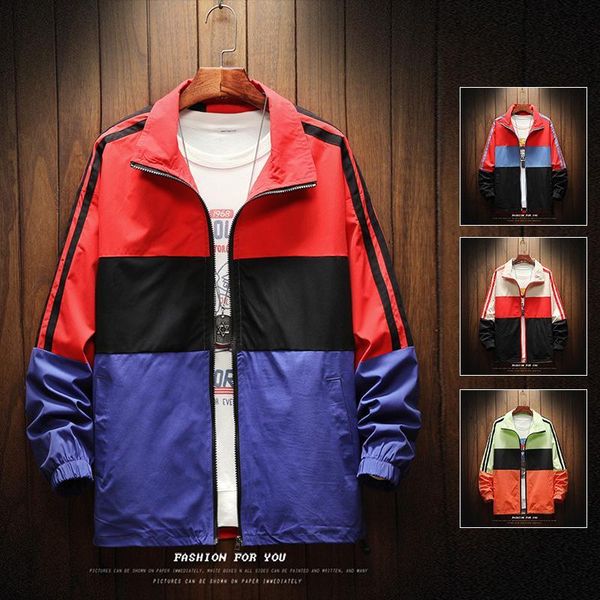 

men thin bomber jacket autumn casual plus size windbreaker ultra-light solid zipper packable slim fit outwear coat men's jackets, Black;brown