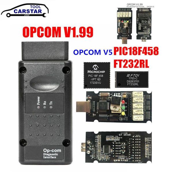 

code readers & scan tools est opcom v1.65 v1.70 v1.78 v1.95 v1.99 with pic18f458 ftdi for op-com can bus v1.7 obd2 car auto diagnostic